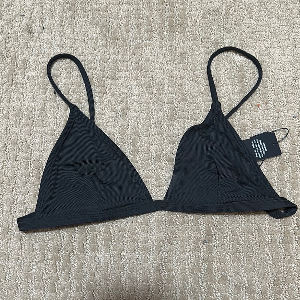 Women's Black Triangle Bralette